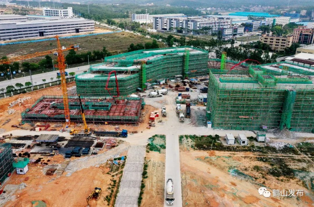 鹤山市职教园区项目(李文华 摄)鹤山市职教园区项目位于鹤山工业城