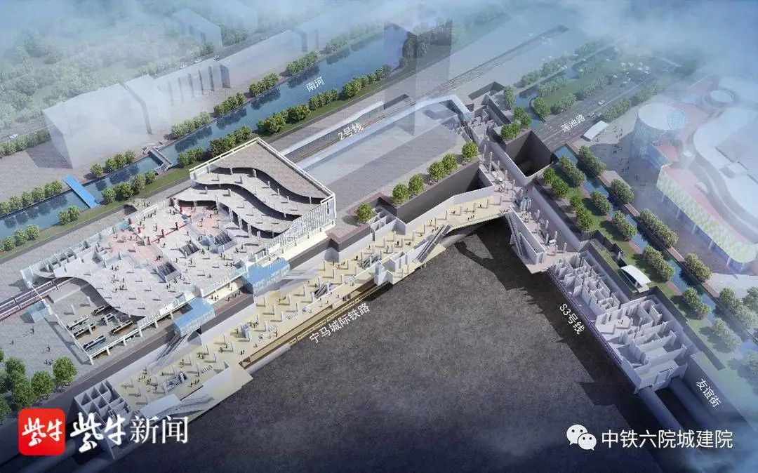 宁马城际南京段二期油坊桥站效果图宁马城际南京段二期小行站效果图宁