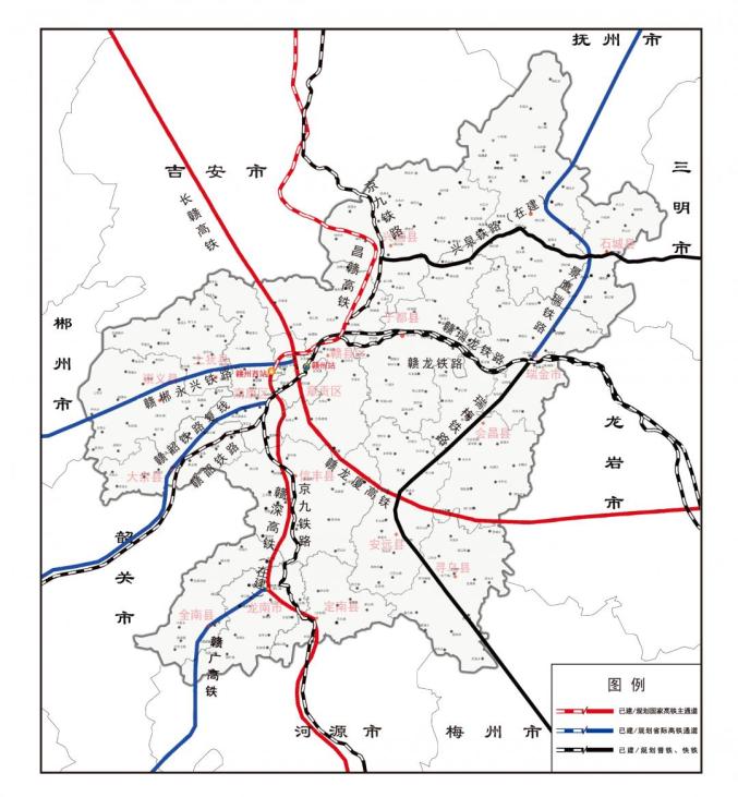 高速公路规划示意图