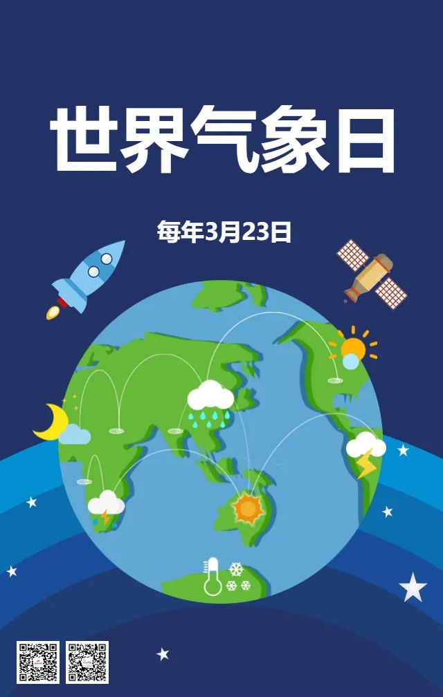 世界气象日"都确定一个主题即3月23日定为"世界气象日"从1961年起将