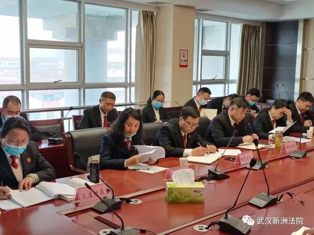新洲区法院召开关于加强新时代人民法庭建设专题研讨会