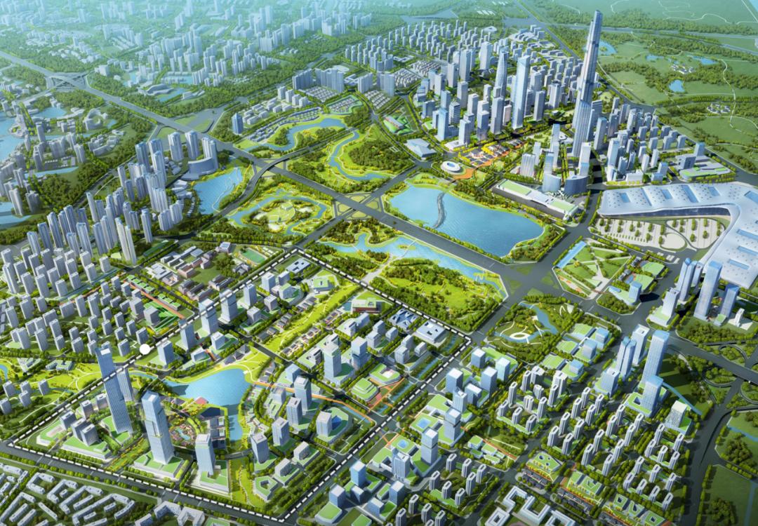 致力于 建设面向世界的中央商务区 打造成都未来城市新中心 天府总部