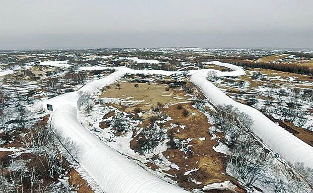 世界首个气膜越野滑雪赛道在御道口竣工