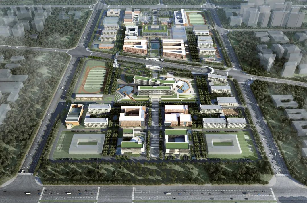 北京101中学张家口国际学校大龙网经开区26个重点项目集中开工