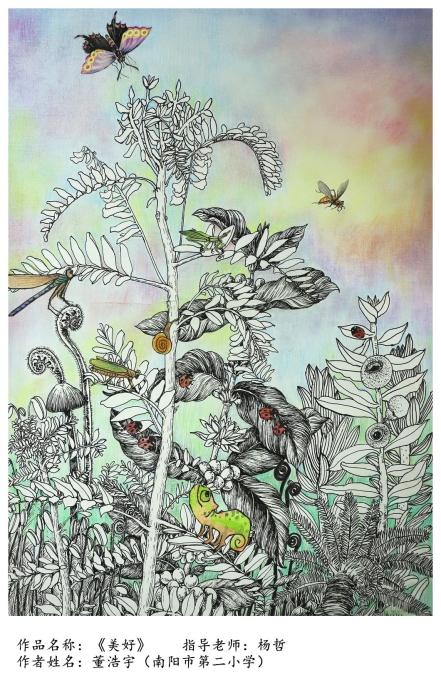 生物多样性 | "我眼中的生物多样性"主题绘画精品展(小学一等奖)