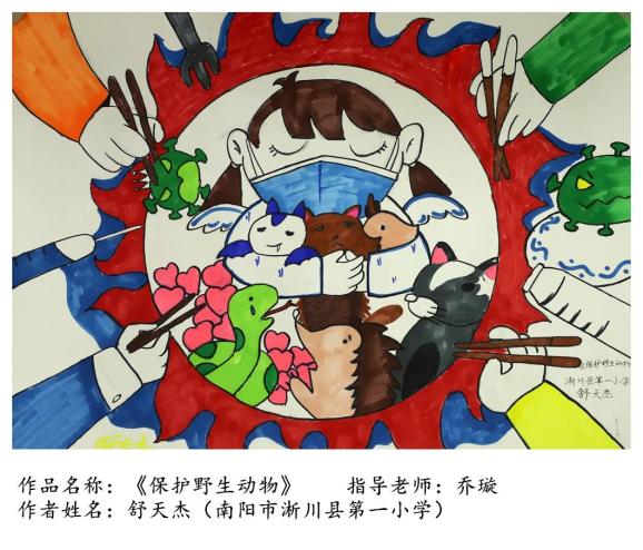 生物多样性 | "我眼中的生物多样性"主题绘画精品展(小学一等奖)