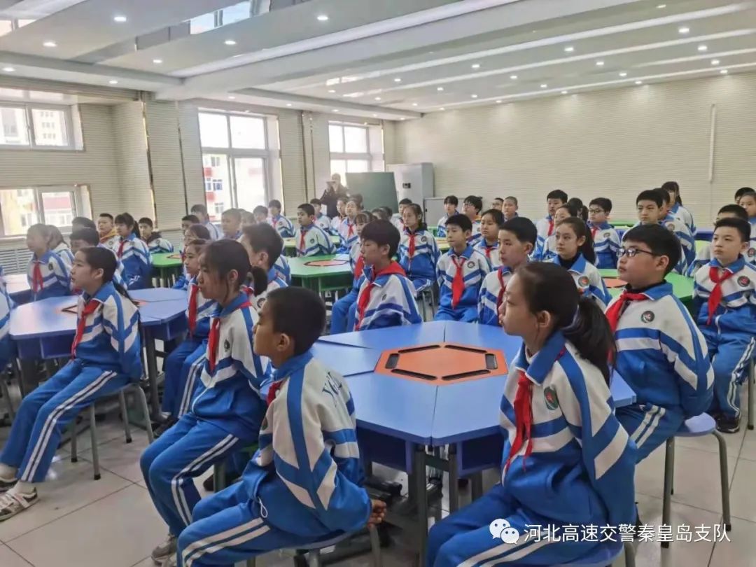 知危险会避险 守护学生安全成长——高速交警走进西港路小学