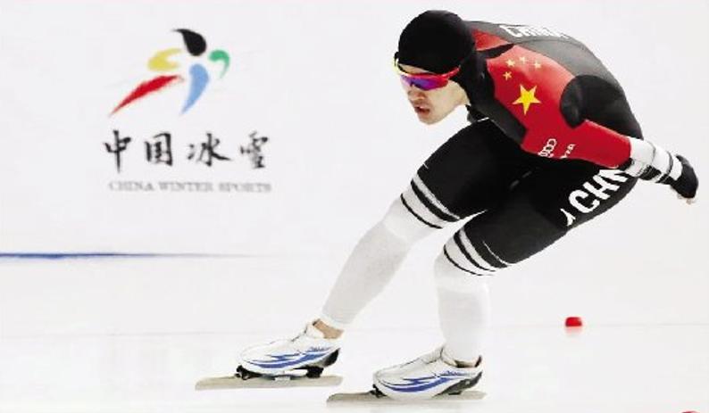 我市速滑小将宁忠岩全国大赛夺2金