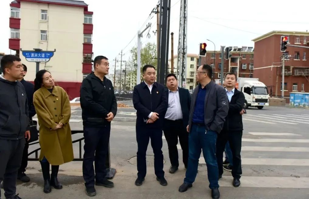 马路办公夏磊带队督导调研瀍涧大道征迁绿化工作