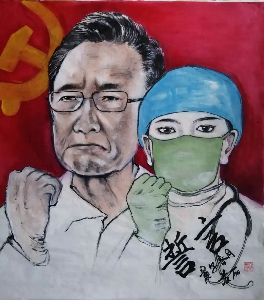 "巾帼心向党 奋进正当时"征稿丨绘画:《最美巾帼奋斗