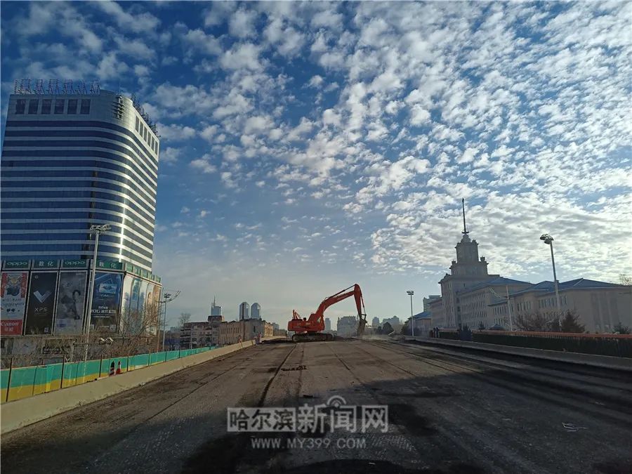 哈尔滨新闻网 原标题:《西大直街与教化桥立交桥改造开工现场|途经