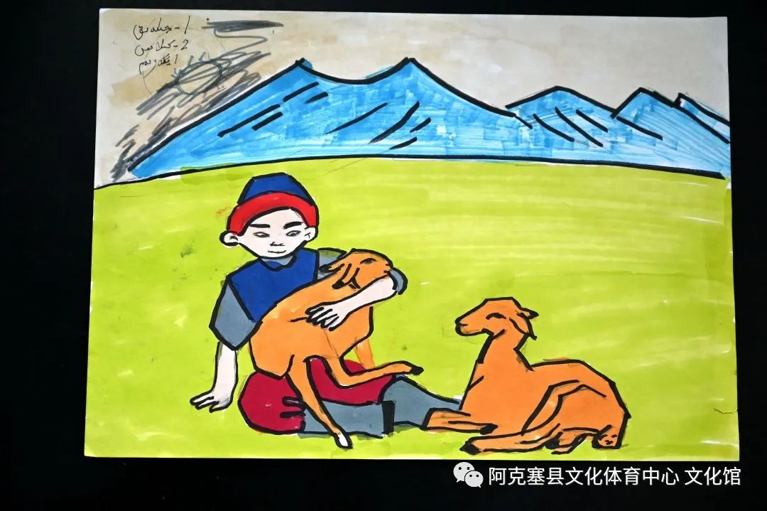 阿克塞县青少年儿童"我心中的祖国"与"我眼中的纳吾热孜节"第三期绘画
