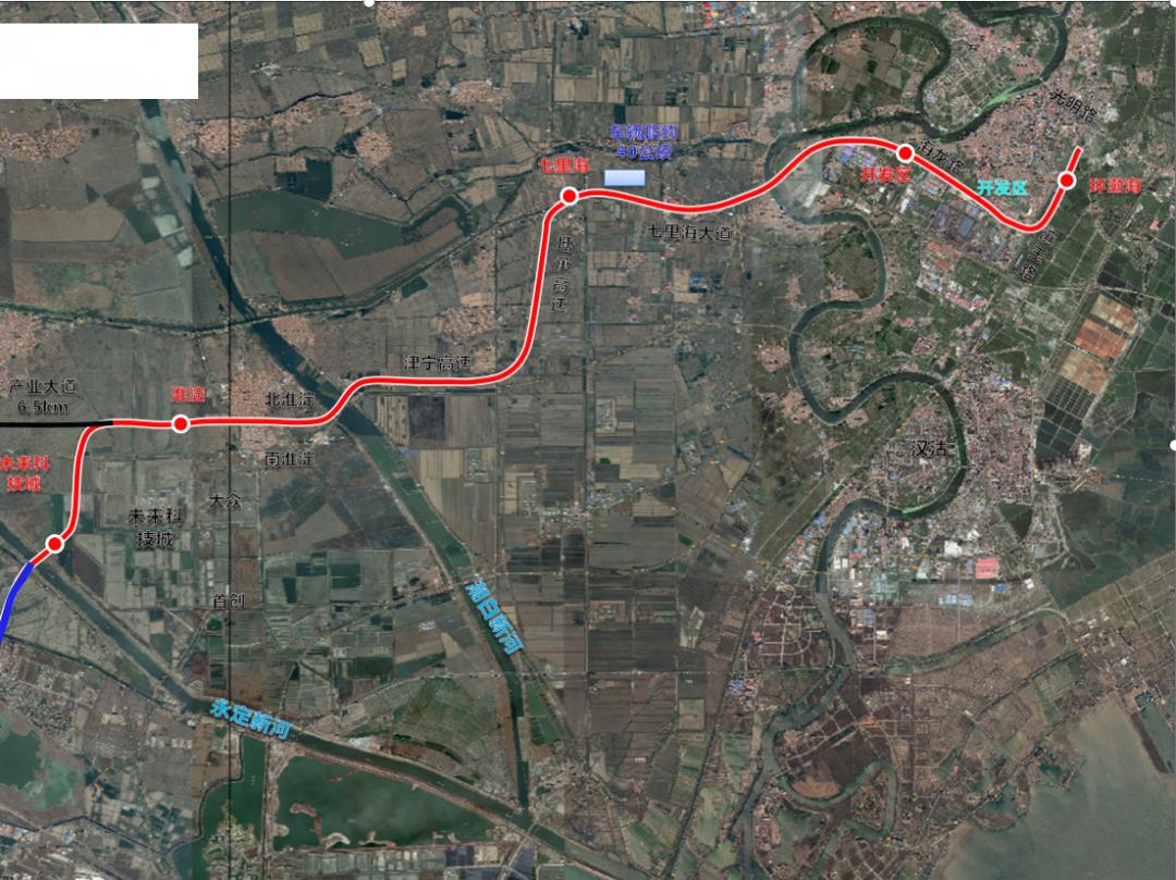 线站位方案局部图(不包括东丽,空港区域)建设计划项目计划2021年底