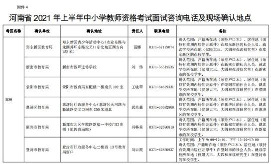 河南省2021上半年教师资格证面试公告发布!(最新发布)