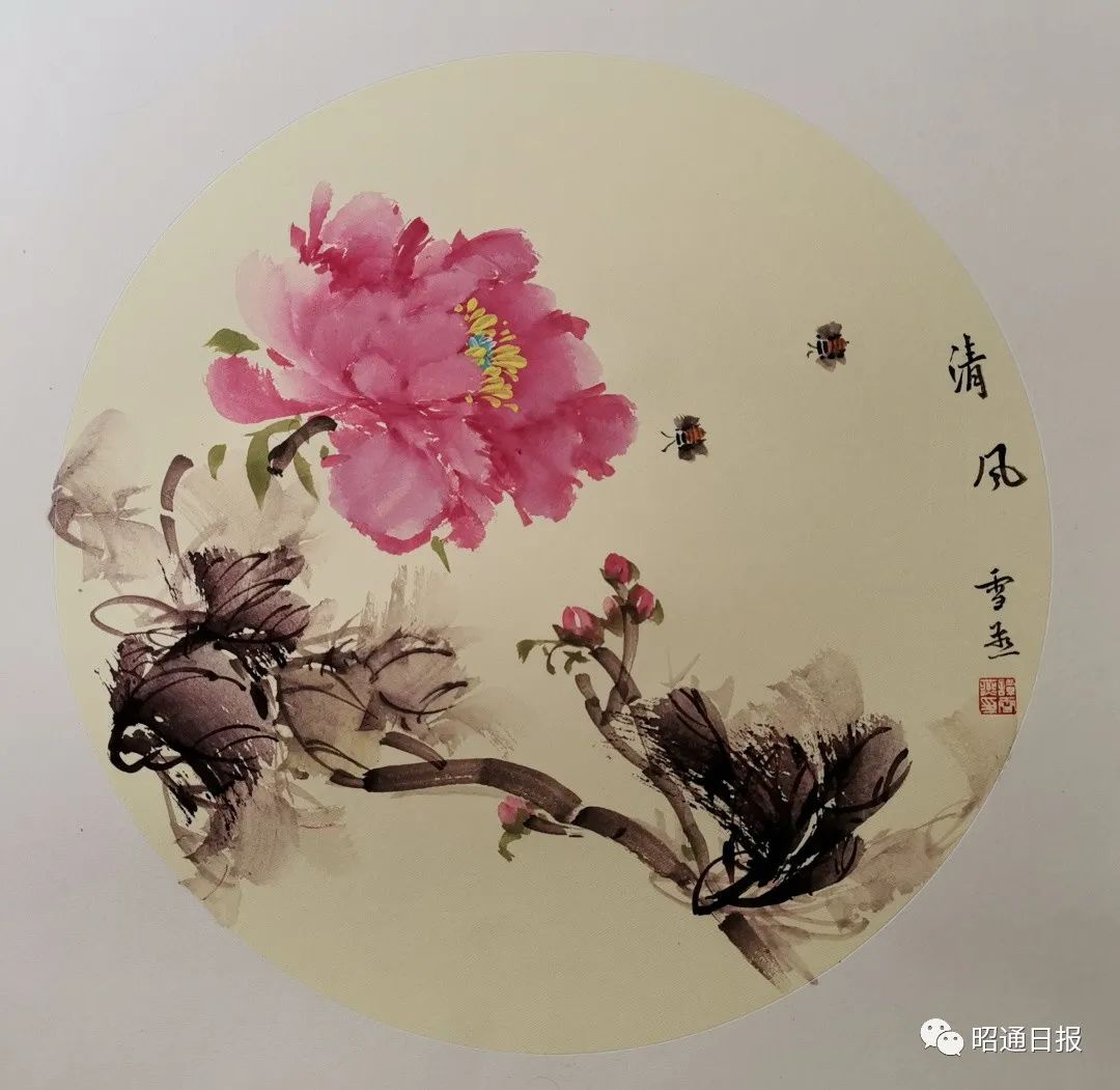 书画丨谭雪燕:国画牡丹作品选(十八幅)