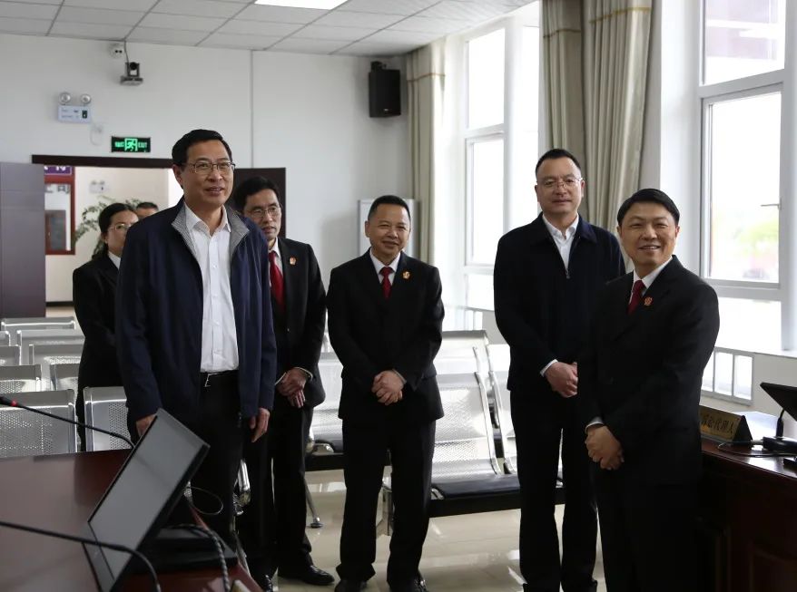 荣县县委书记韩明祝调研荣县法院队伍教育整顿工作