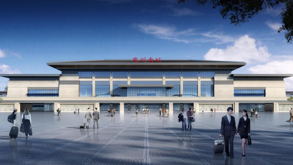 中建八局鲁南高铁项目六座站房加速建设!