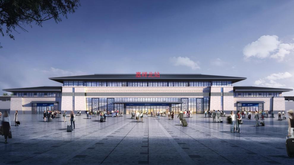 中建八局鲁南高铁项目六座站房加速建设!