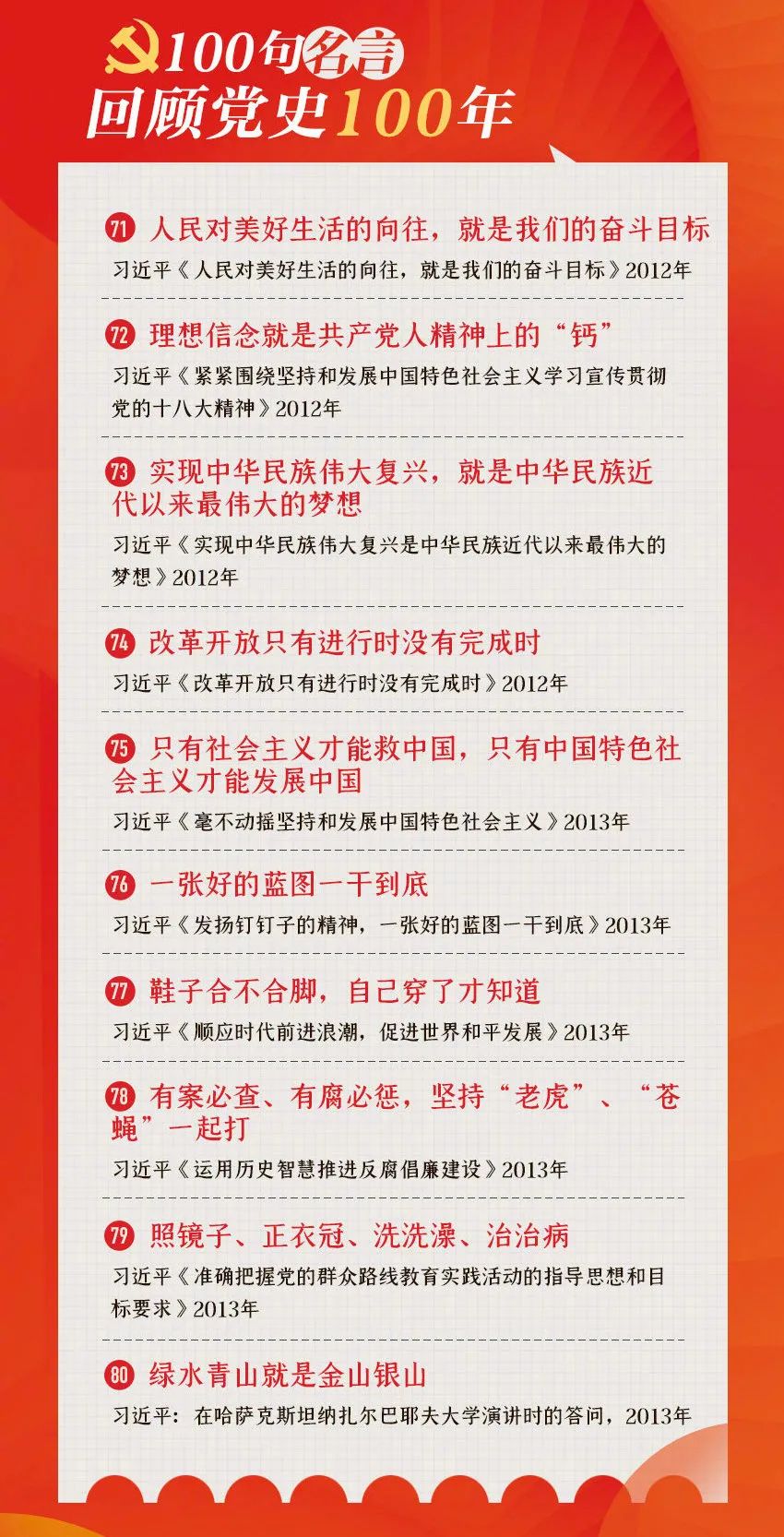 小百合讲党史学习百句名言传承百年热血