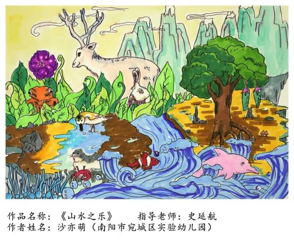 生物多样性 | "我眼中的生物多样性"主题绘画精品展(幼儿园二等奖)