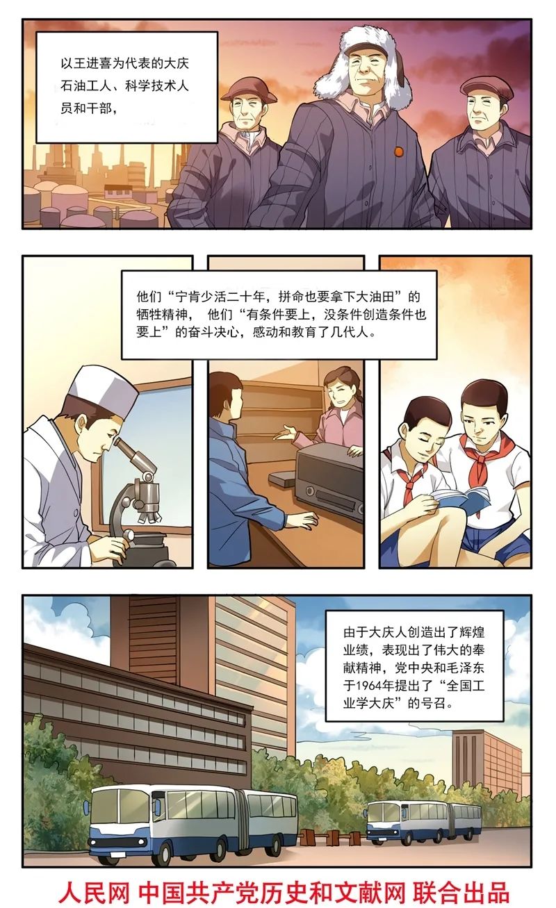 【党史新中国史系列漫画】大庆石油会战