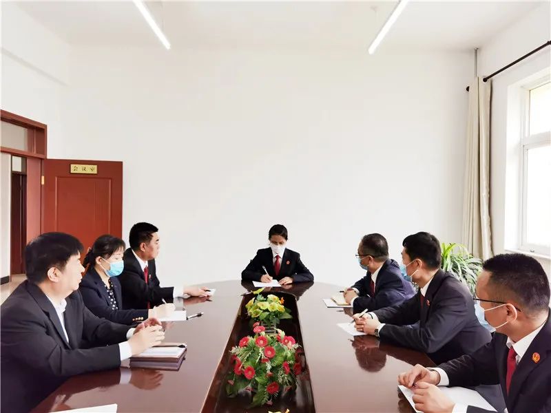河北省高院党组成员副院长吴景丽到固安法院调研指导工作