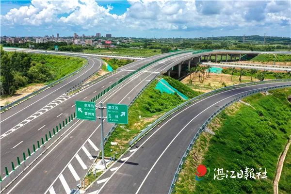 湛江环城高速,南三岛至东海岛跨海通道,雷州半岛西线高速等高速公路