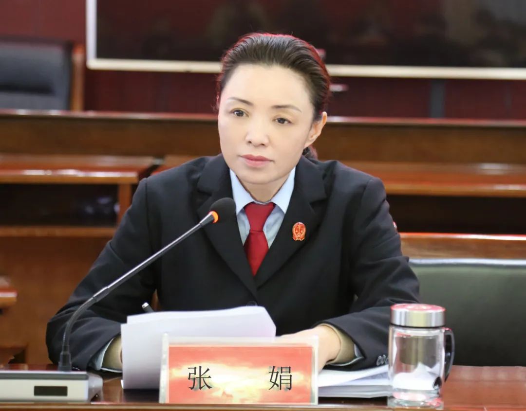 座谈会上,张娟院长介绍了区法院队伍教育整顿工作开展情况,重点解读了