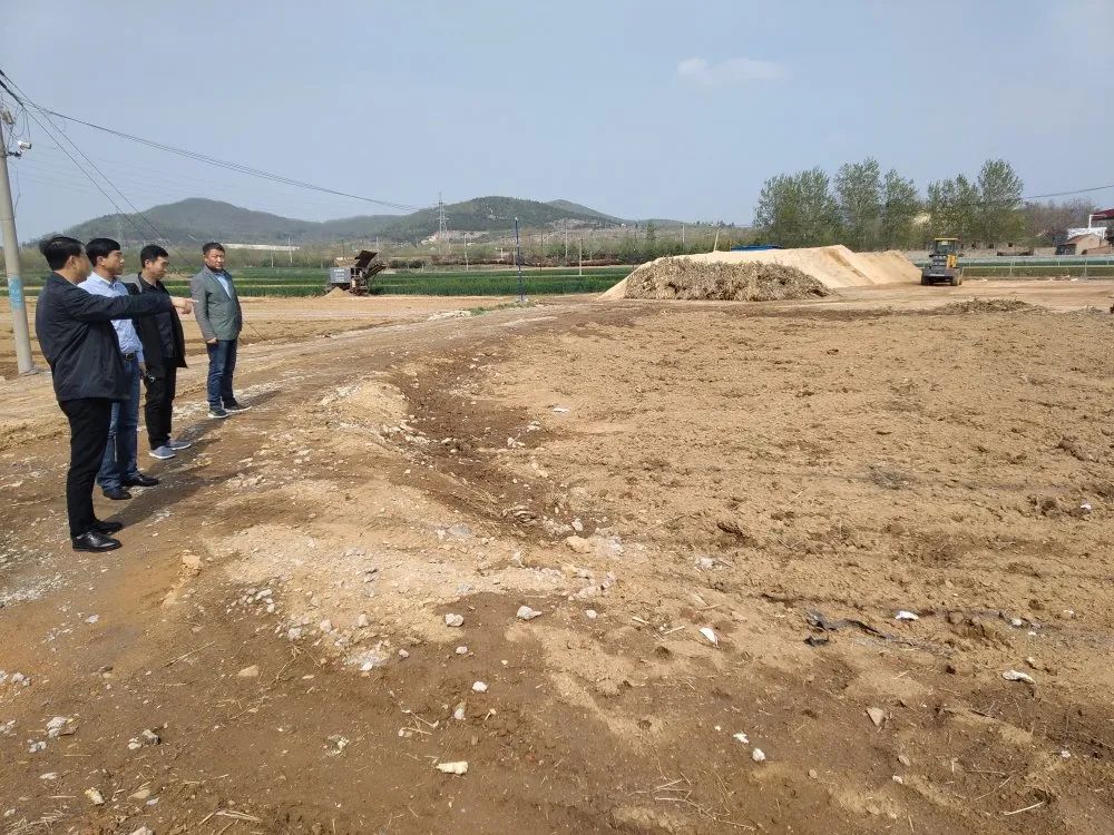 田横镇拆除整改现场