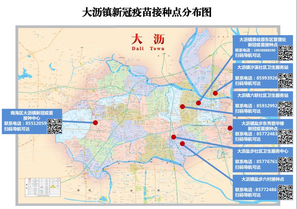 明后天继续开放!大沥7个新冠疫苗接种点现接受预约!