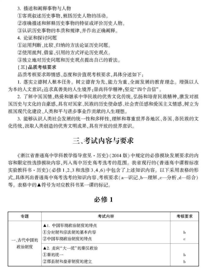 高考生请阅读！关于选考科目考试说明（最新发布）