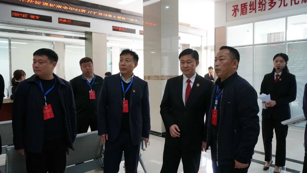 荥阳市政协到法院视察调研工作