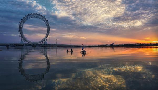 洗海澡泡温泉坐摩天轮乘游艇吃海鲜春暖花开拥抱大海02我在潍坊滨海