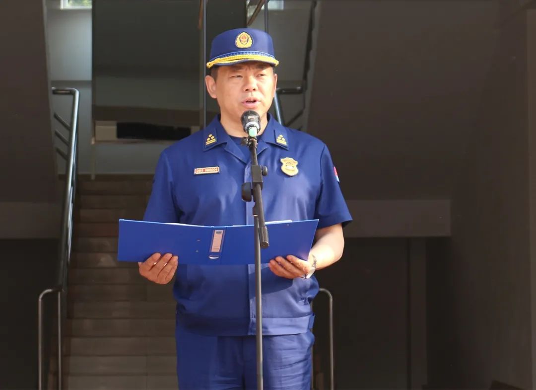 新蓝风采退伍士兵新消防员奔赴基层岗位实习了