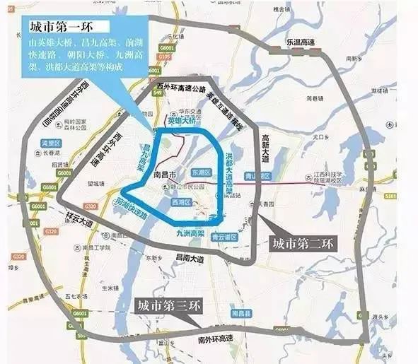 从沿线路网对接看,高新大道与沿江北快速路,九洲高架东延快速路,昌南