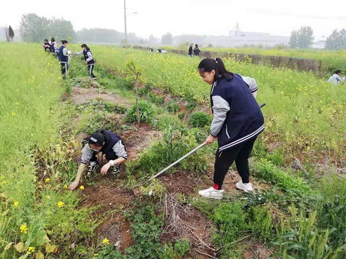 张铺初中校外劳动实践基地位于张铺镇八墩村,该基地由安徽荣茂塑胶