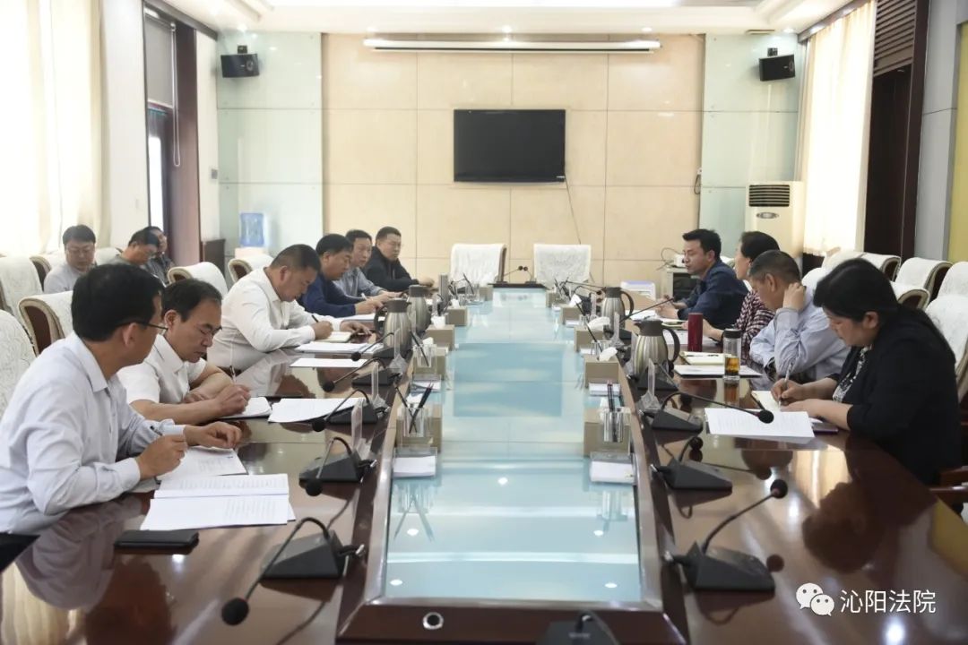 焦作市政府研究室一行到沁阳调研指导府院联动工作