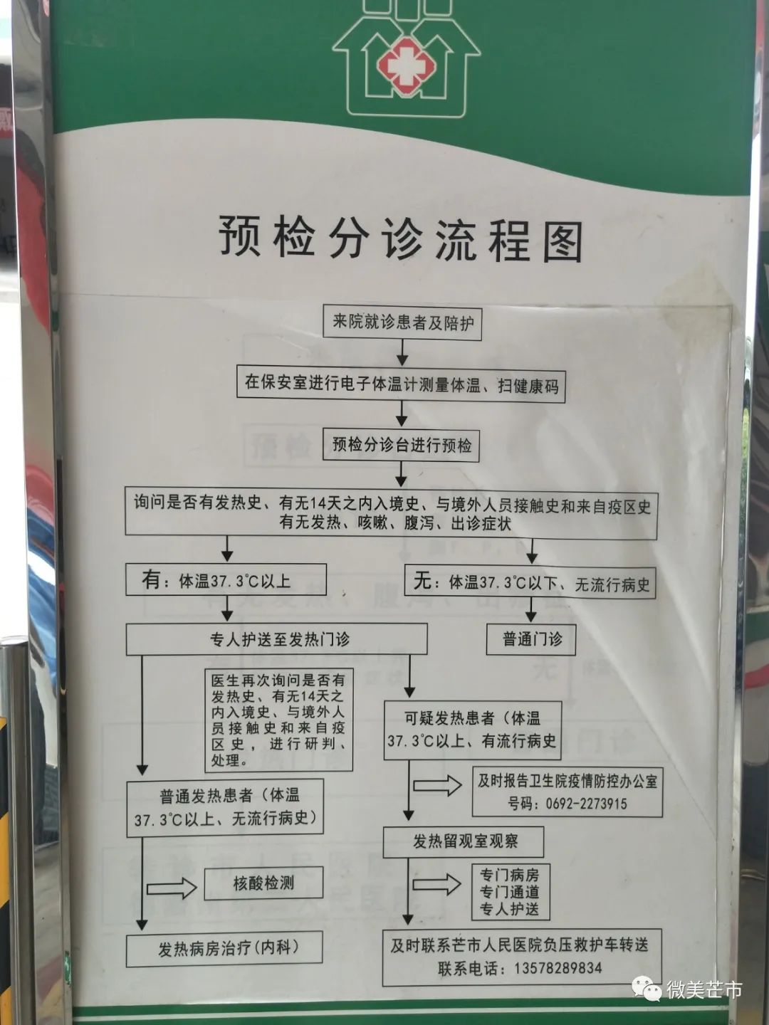 别慌!芒市"发热哨点诊室"为您分忧