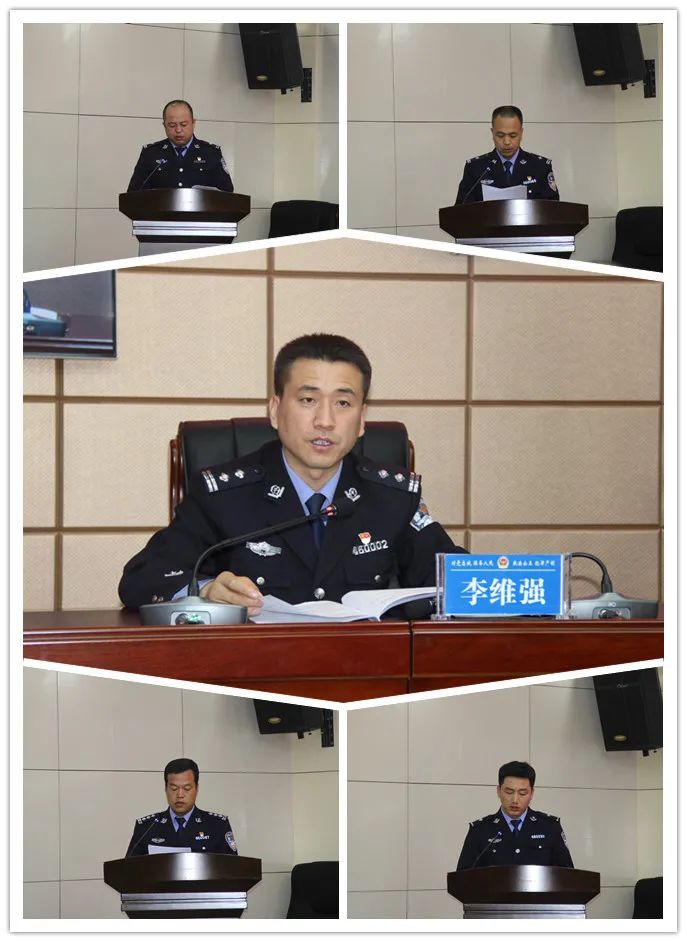 泾源县公安局迅速传达蔡珺同志在固原市公安交警队伍教育整顿第二次