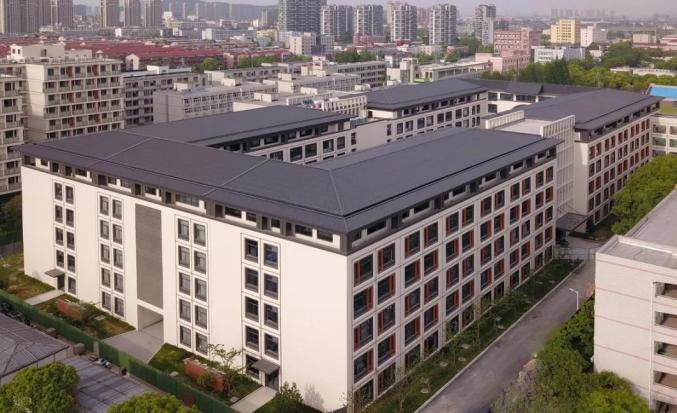 浙江省萧山中学总平面图 这次项目改造中,建筑面积为3.