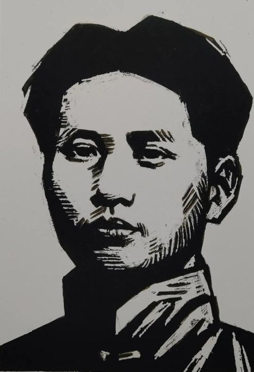 重大革命历史题材电视剧版画插画展暨天津美术学院师生红色湖