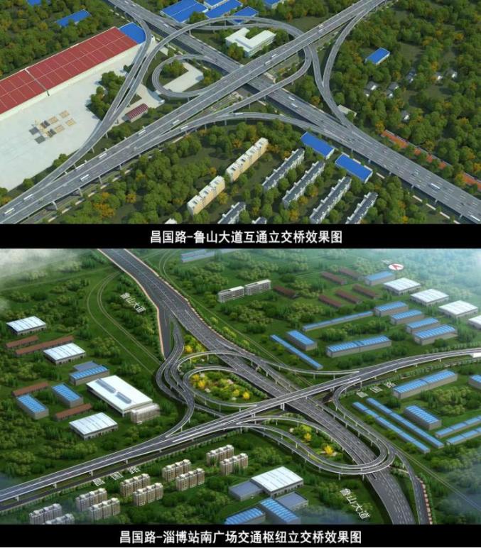 淄博快速路高架桥正式开建
