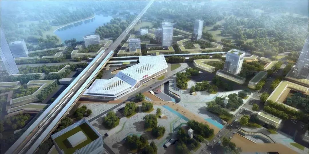 吴江高铁科创新城将综合三个功能性设计,包括苏州南站