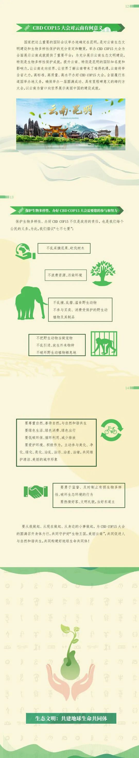 一图读懂联合国生物多样性公约第十五次缔约方大会cbdcop15小百科