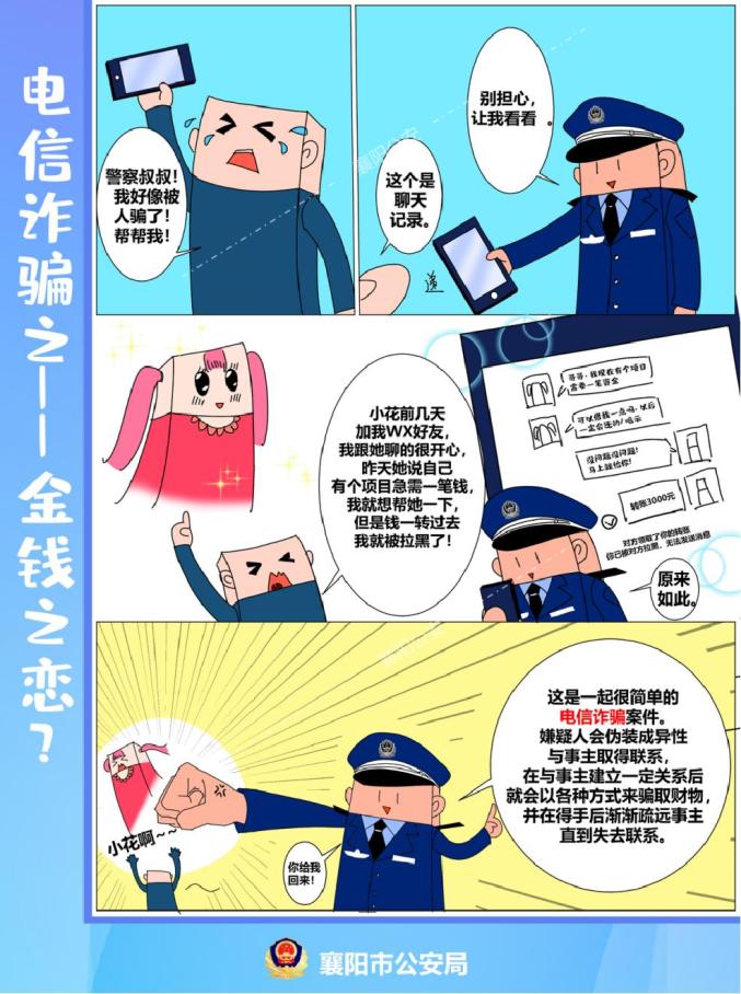 反诈| 电信诈骗套路多 漫画学习防上当