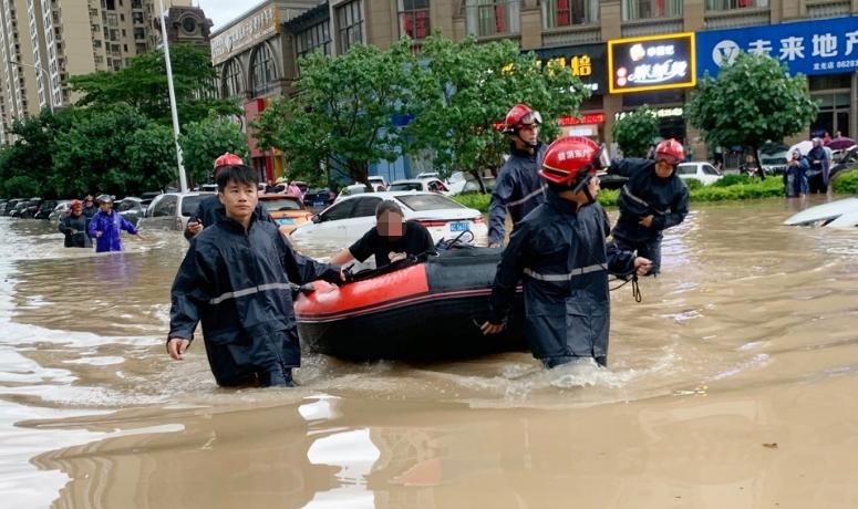 救援力量 | 广东多地暴雨内涝 火焰蓝紧急救援