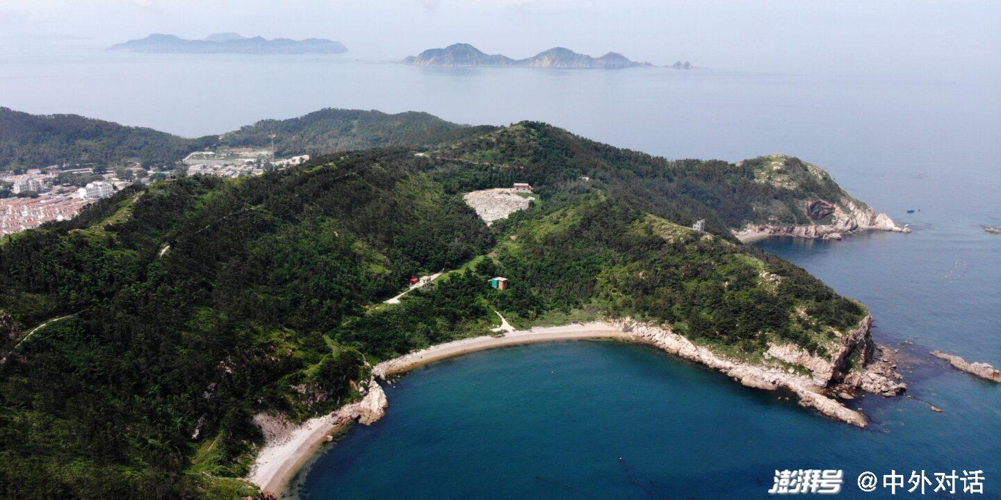这就是渤海的门户,这是山东烟台的长岛,亦称"庙岛群岛","长山列岛"