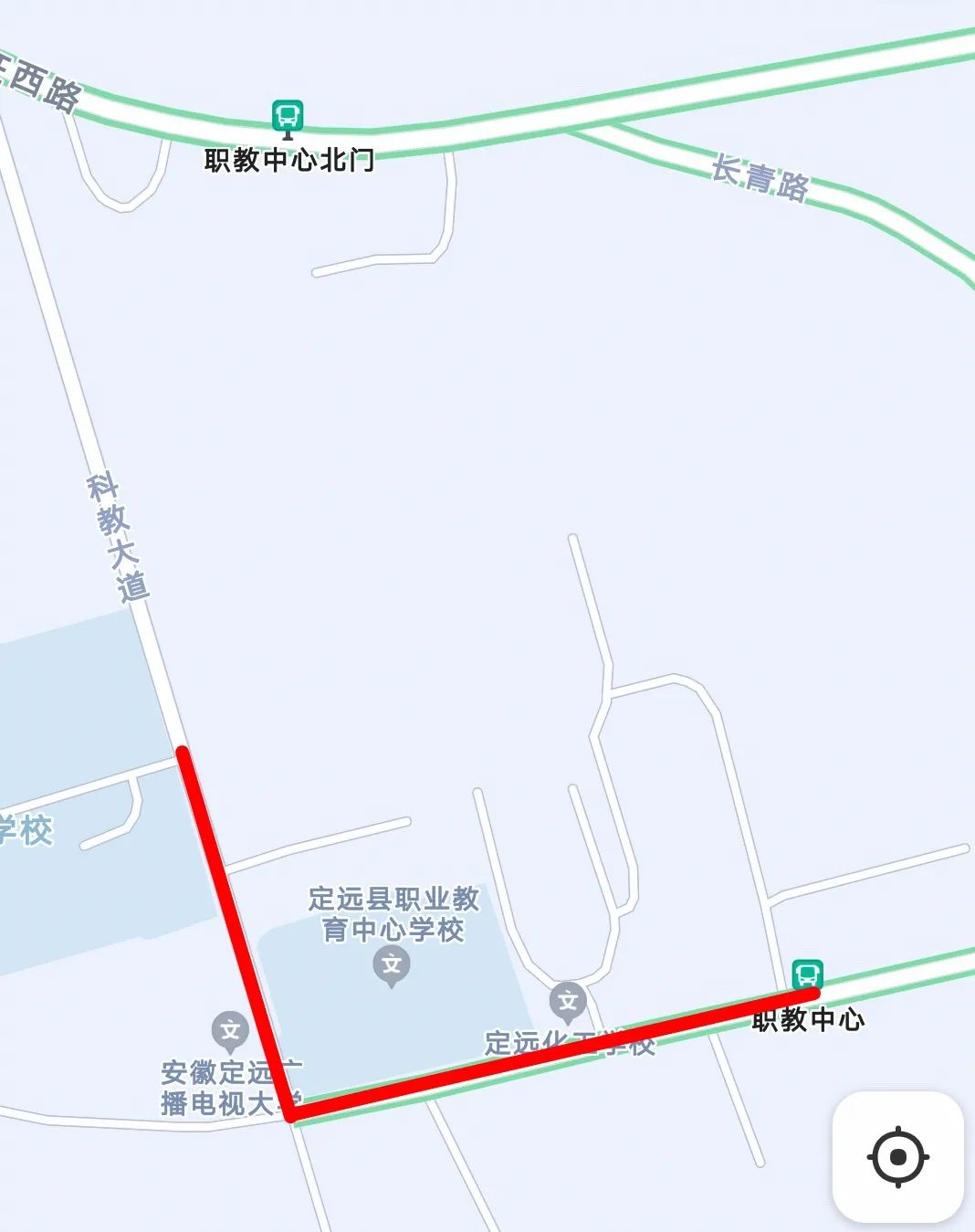 定远警方(点击图片看大图) 社会车辆绕行线路: 途径定远中学北门和