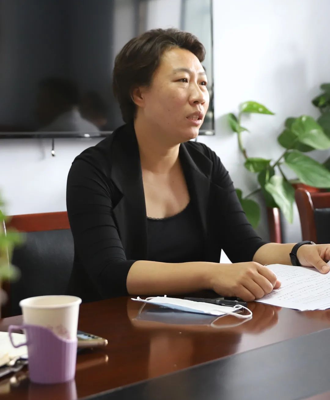 丰宁县委常委,宣传部长左文娟一行四人到网信办调研