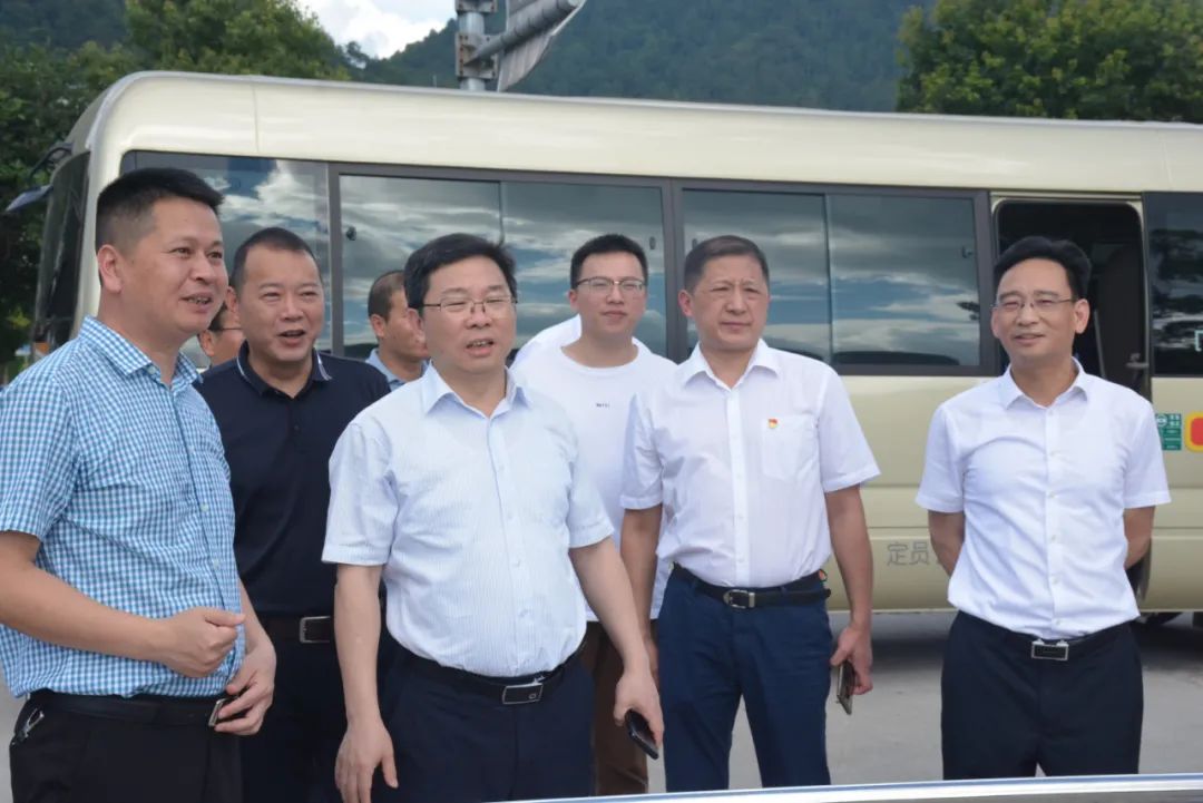 古田县领导调研项目用地收储与开发工作